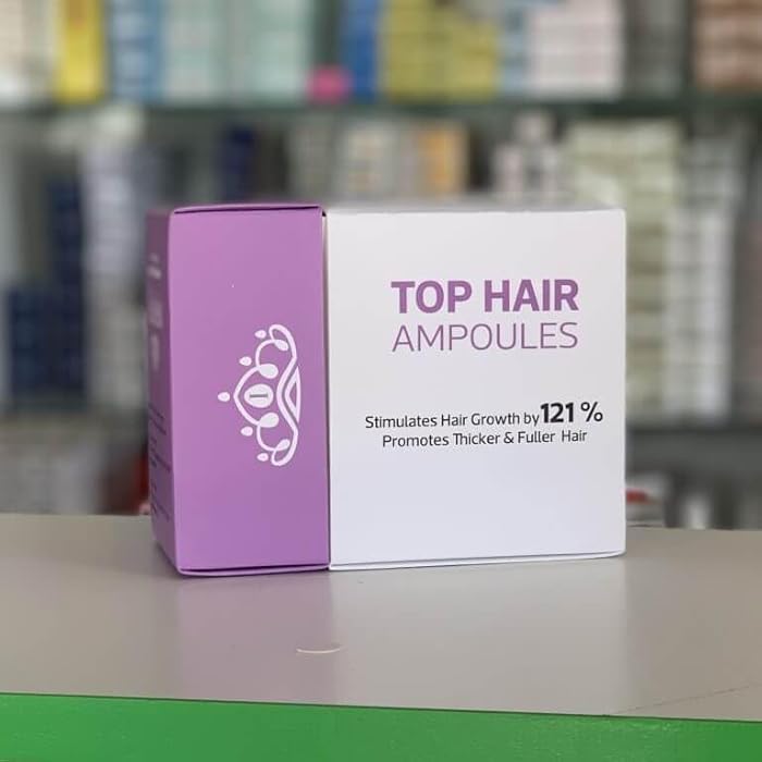 Infinity Top Hair Ampoules - Spanish Procapil Technology - Stimulates Hair Density & Strengthens Follicles - Best Treatment to Reduce Fall (8x10ml) I From Al Shabrawini Pharmacy - Image 4
